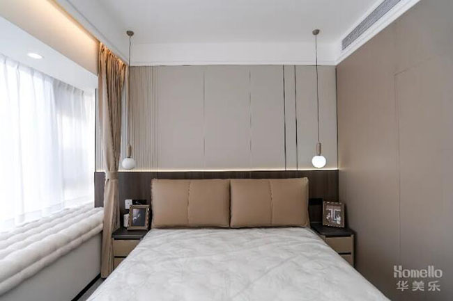 118㎡三居室，淺色調(diào)演繹現(xiàn)代魅力，體驗(yàn)功能美學(xué)現(xiàn)代三居室